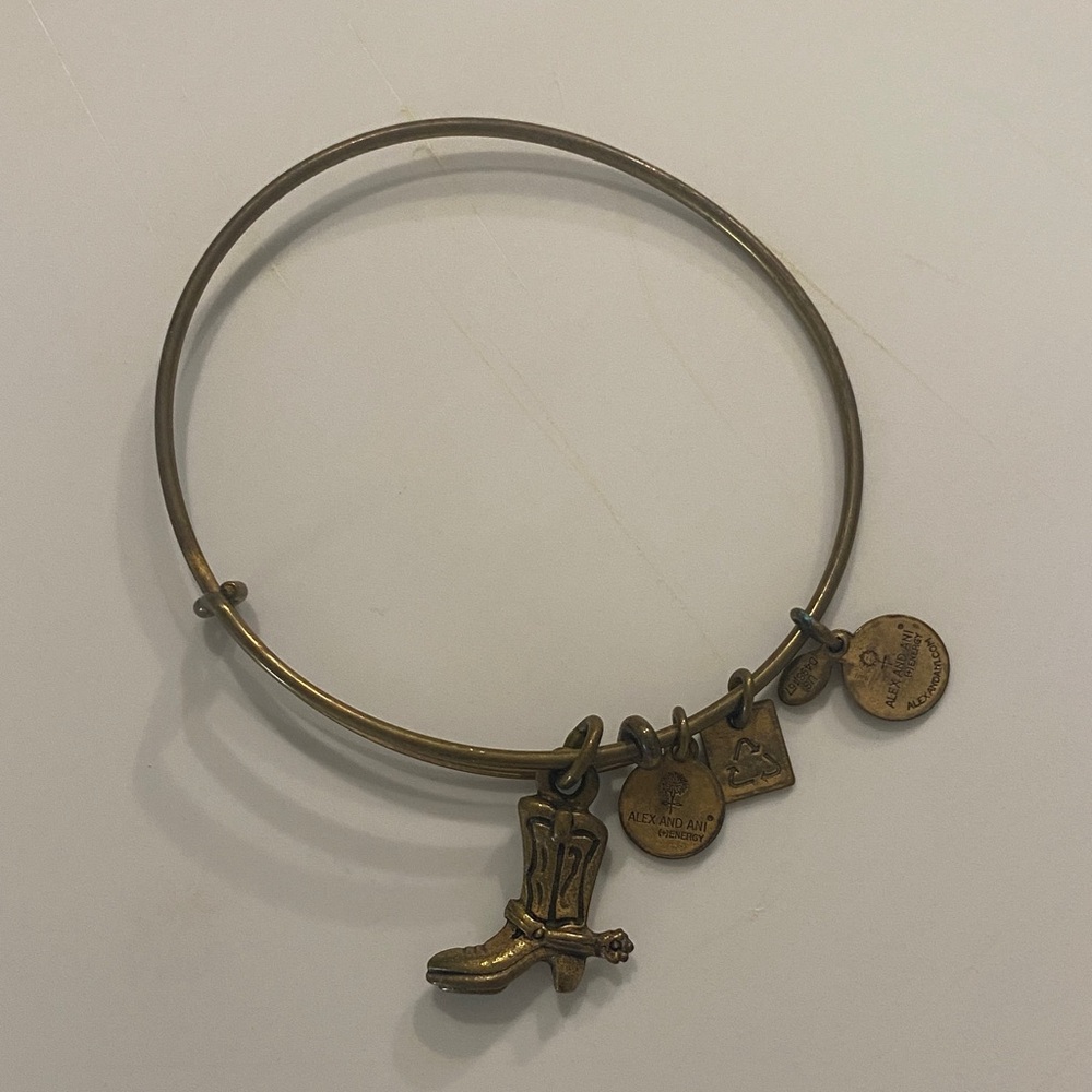 Alex and Ani Gold Western Charm Bracelet